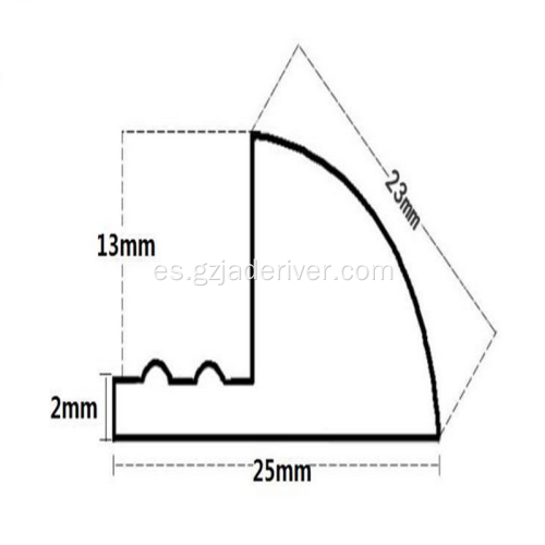 Stone Corner Line Recorte Corner Line Costura decorativa